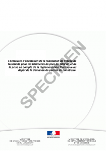 Attestation Thermique RT 2012